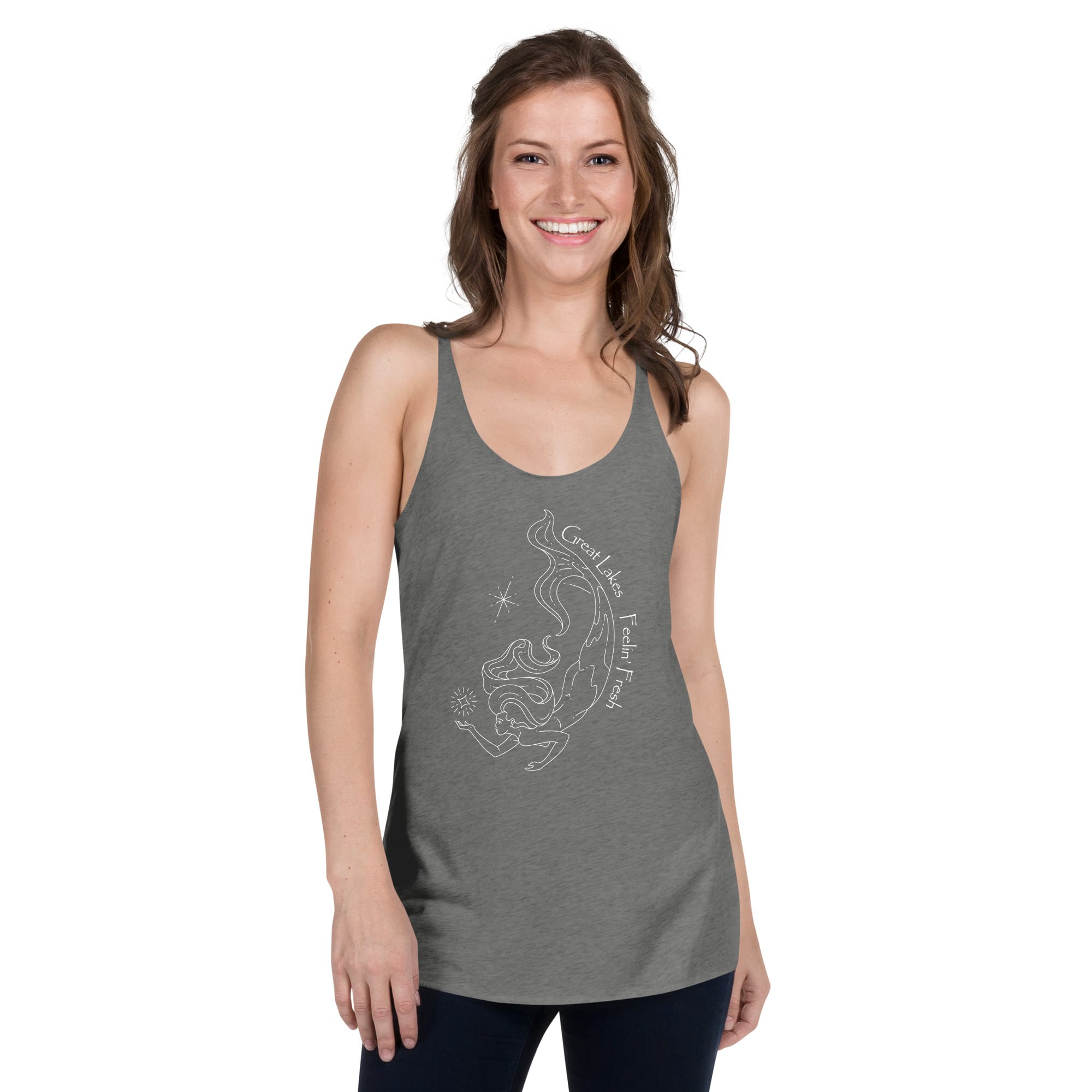 Women's Mermaid Racerback Tank - Image 9