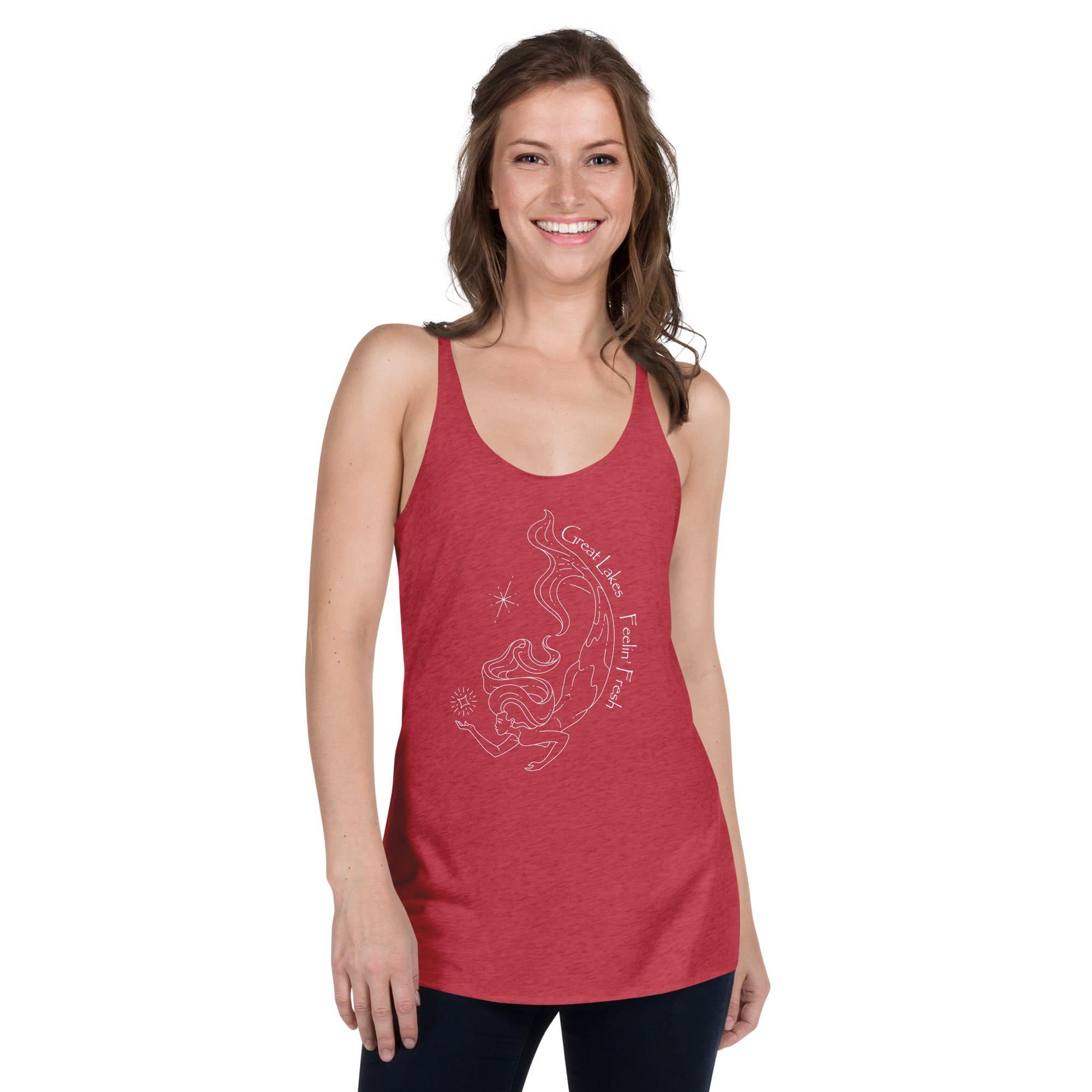Women's Mermaid Racerback Tank - Image 5