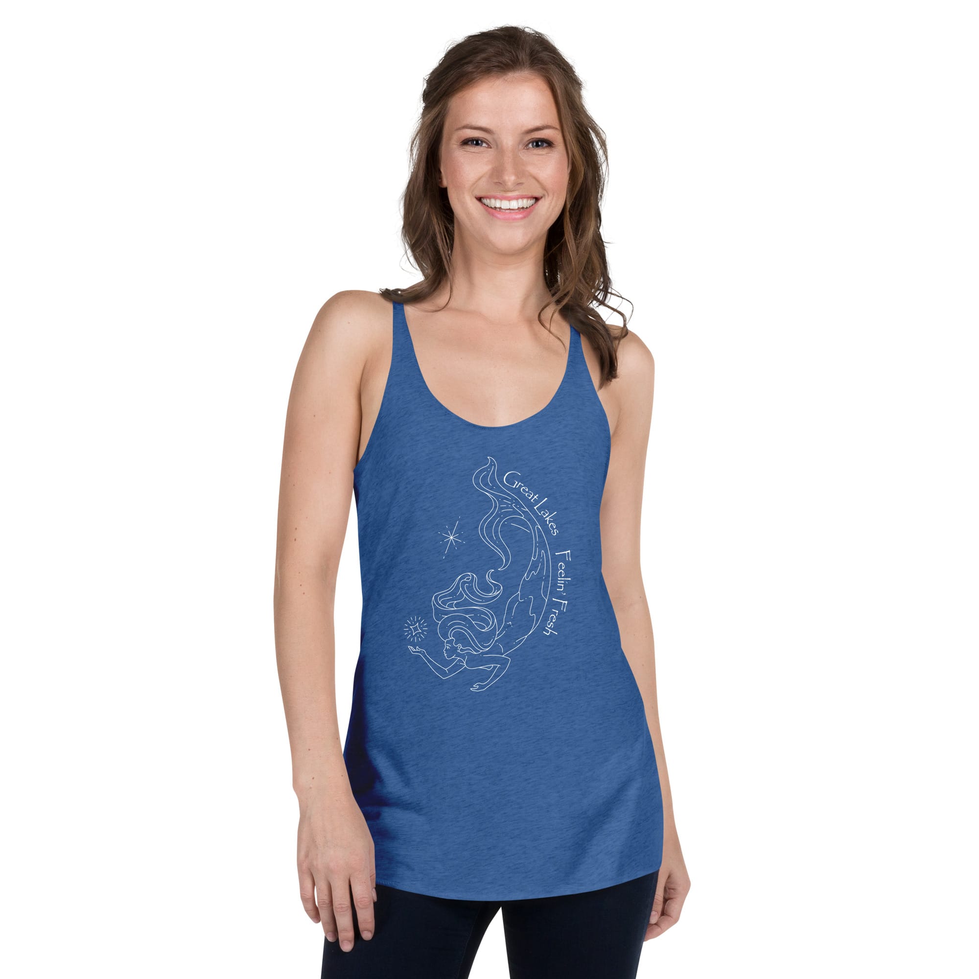 Women's Mermaid Racerback Tank - Image 7