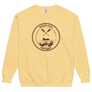 Michigan Wander Fresh Garment-dyed Sweatshirt
