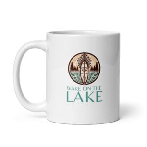 Signature Logo White Glossy Mug