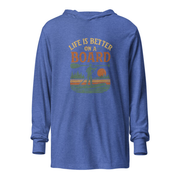Life is Better on a Board Hooded Long-Sleeve Tee - Image 5