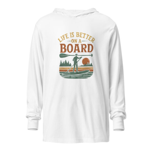 Life is Better on a Board Hooded Long-Sleeve Tee - Image 6