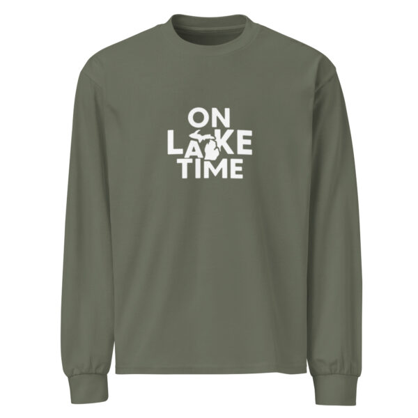 On Lake Time Premium Heavyweight Long Sleeve Shirt - Image 3