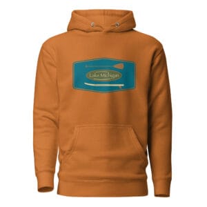 Lake Michigan Vintage Paddle & Board Classic Hoodie