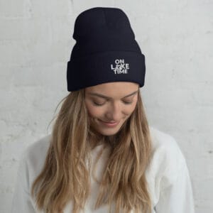 On Lake Time Cuffed Beanie