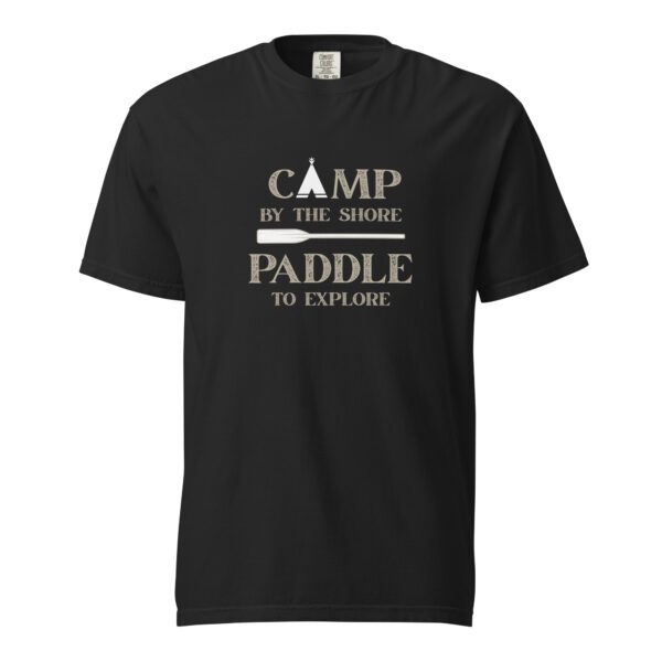Camp by the Shore-Paddle to Explore Garment-dyed T-shirt - Image 2