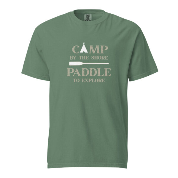 Camp by the Shore-Paddle to Explore Garment-dyed T-shirt - Image 19