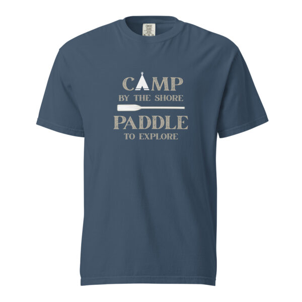 Camp by the Shore-Paddle to Explore Garment-dyed T-shirt