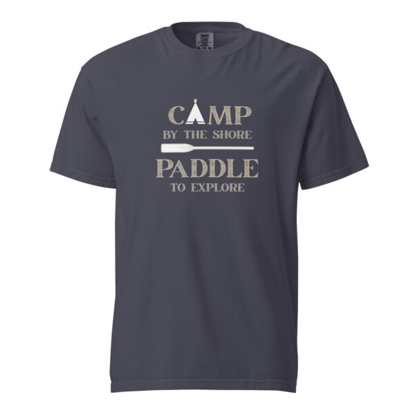 Camp by the Shore-Paddle to Explore Garment-dyed T-shirt - Image 6