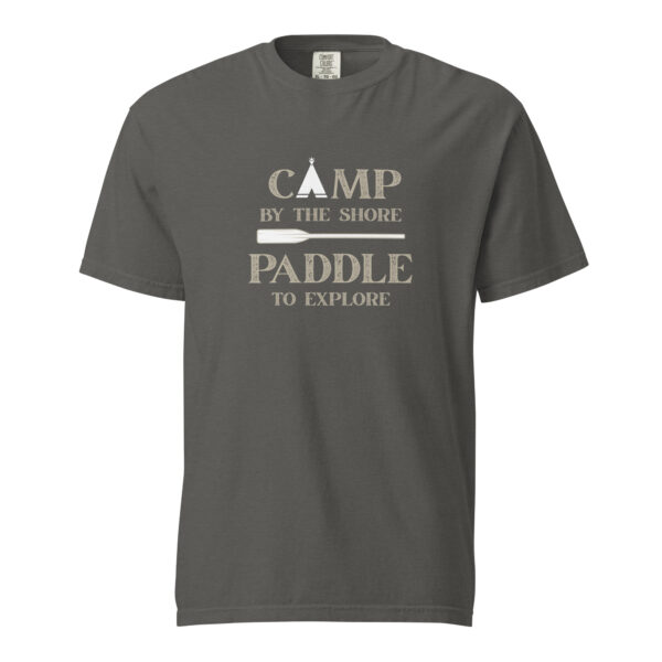 Camp by the Shore-Paddle to Explore Garment-dyed T-shirt - Image 11