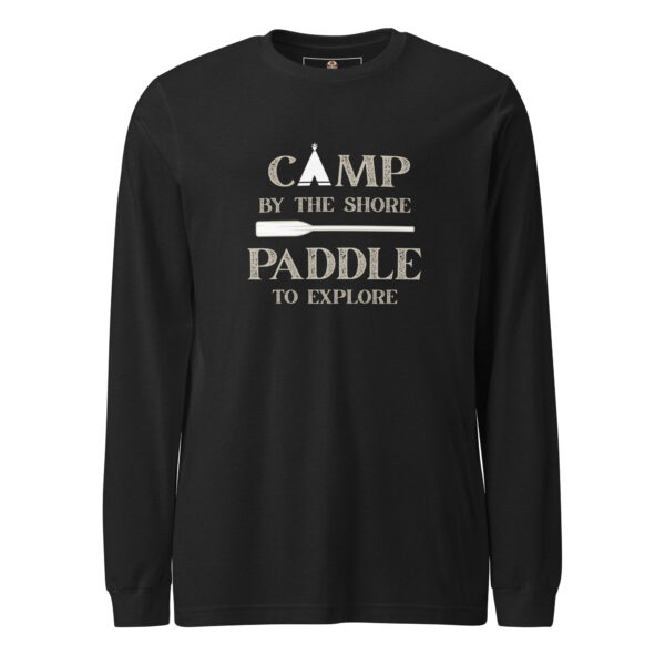 Camp by the Shore-Paddle to Explore Long Sleeve Tee - Image 2