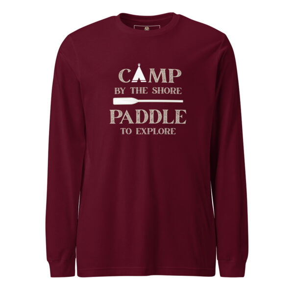 Camp by the Shore-Paddle to Explore Long Sleeve Tee - Image 4