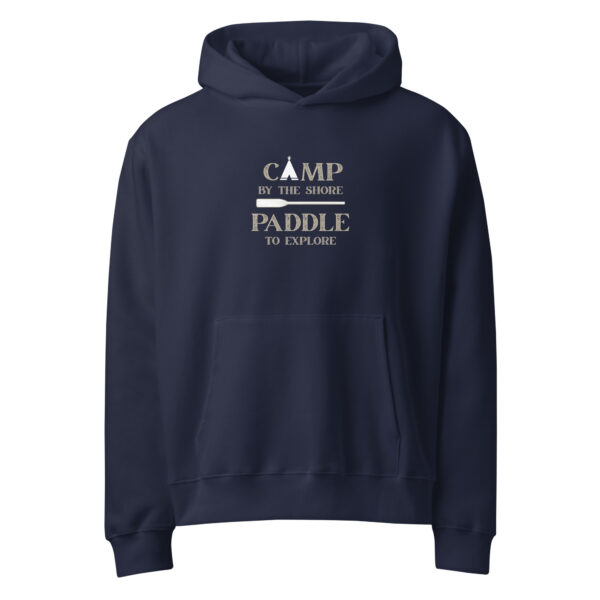 Camp by the Shore-Paddle to Explore Oversized Hoodie