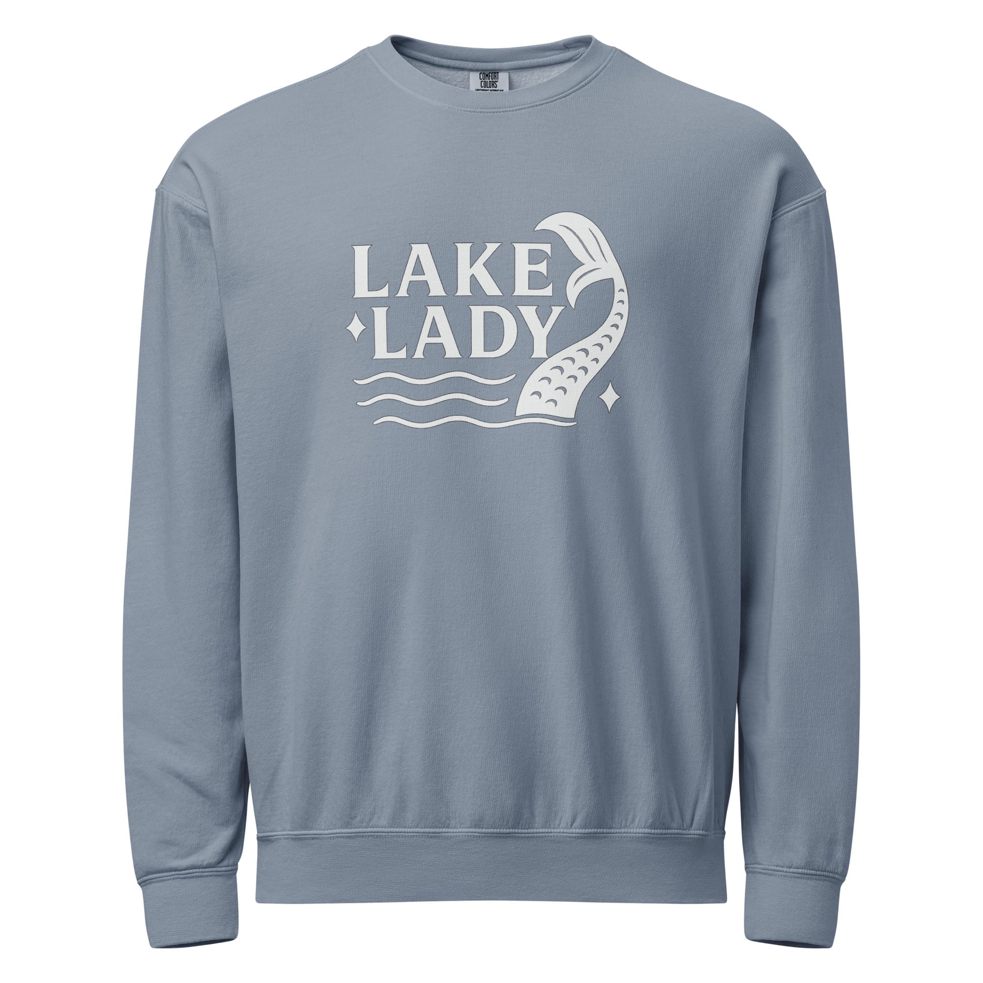 Lake Lady Garment-dyed Fleece Crewneck Sweatshirt - Image 9