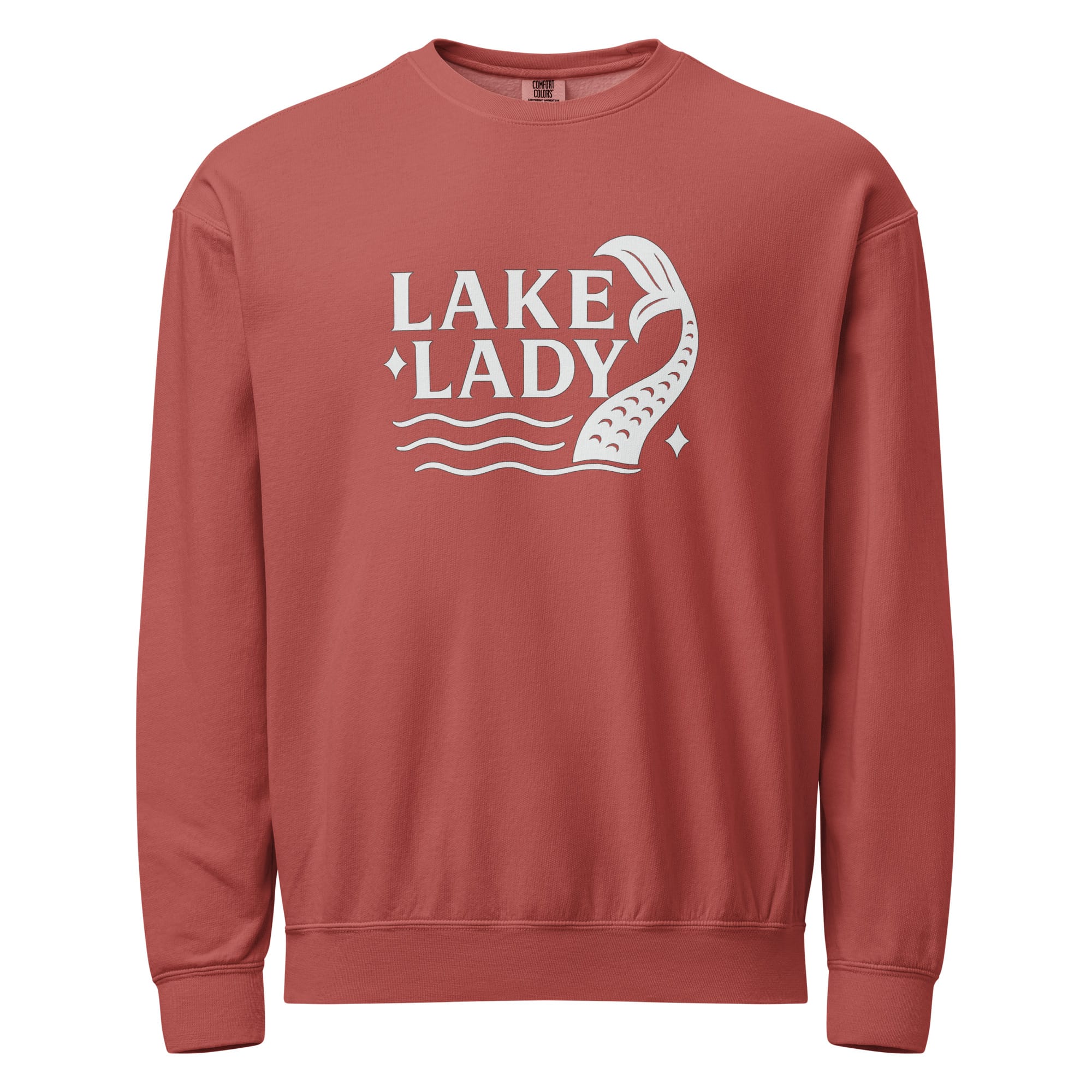 Lake Lady Garment-dyed Fleece Crewneck Sweatshirt - Image 4