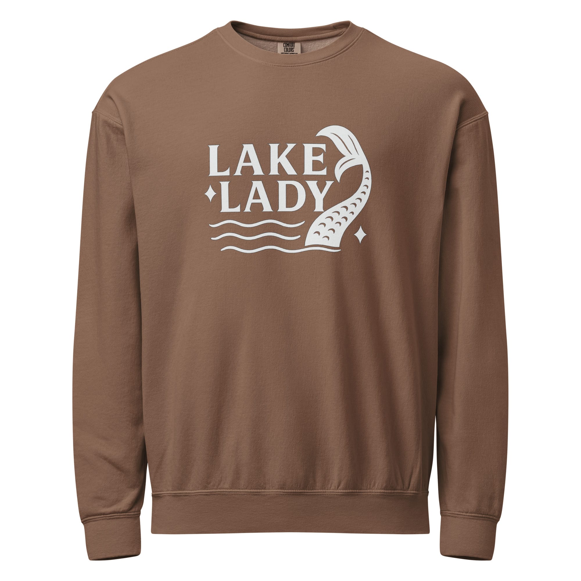 Lake Lady Garment-dyed Fleece Crewneck Sweatshirt - Image 6