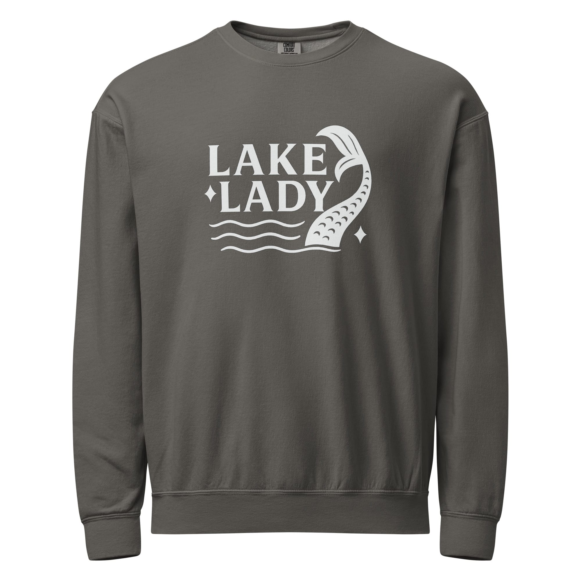 Lake Lady Garment-dyed Fleece Crewneck Sweatshirt - Image 2