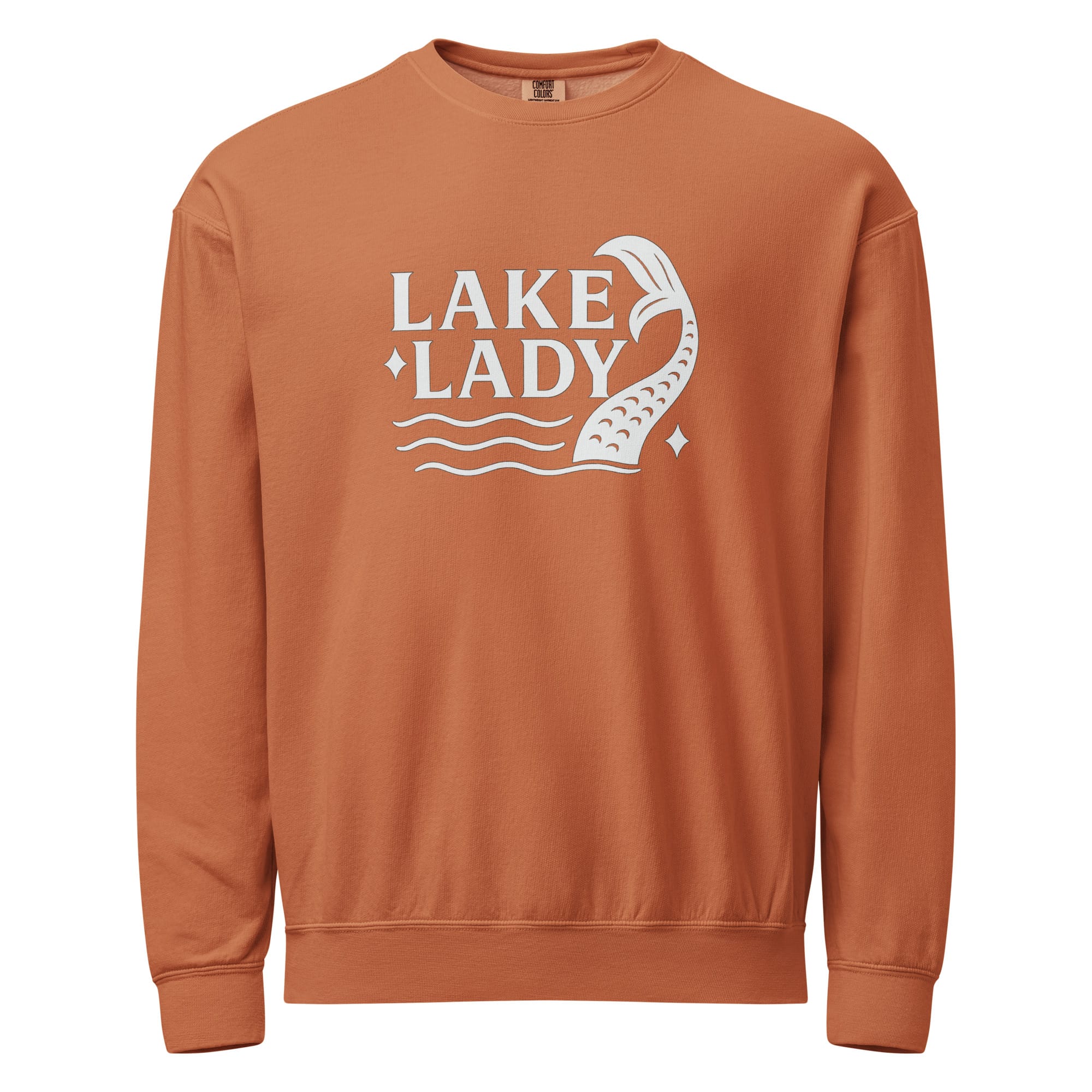 Lake Lady Garment-dyed Fleece Crewneck Sweatshirt