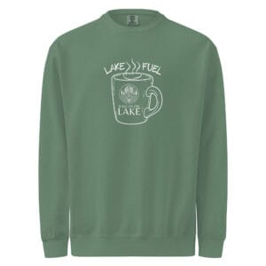 Lake Fuel Coffee Mug Garment-dyed Sweatshirt