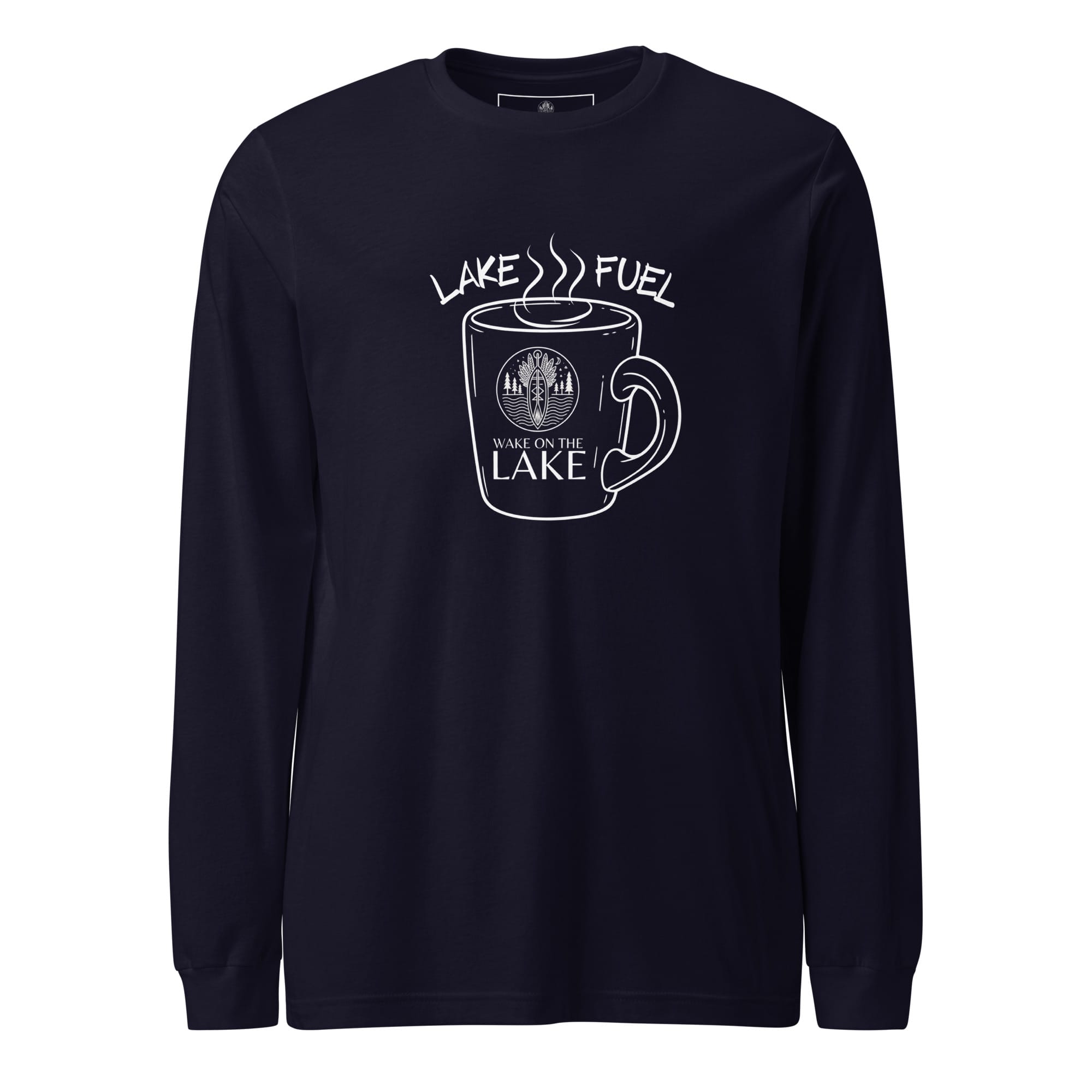 Lake Fuel Coffee Mug Long Sleeve Tee - Image 3
