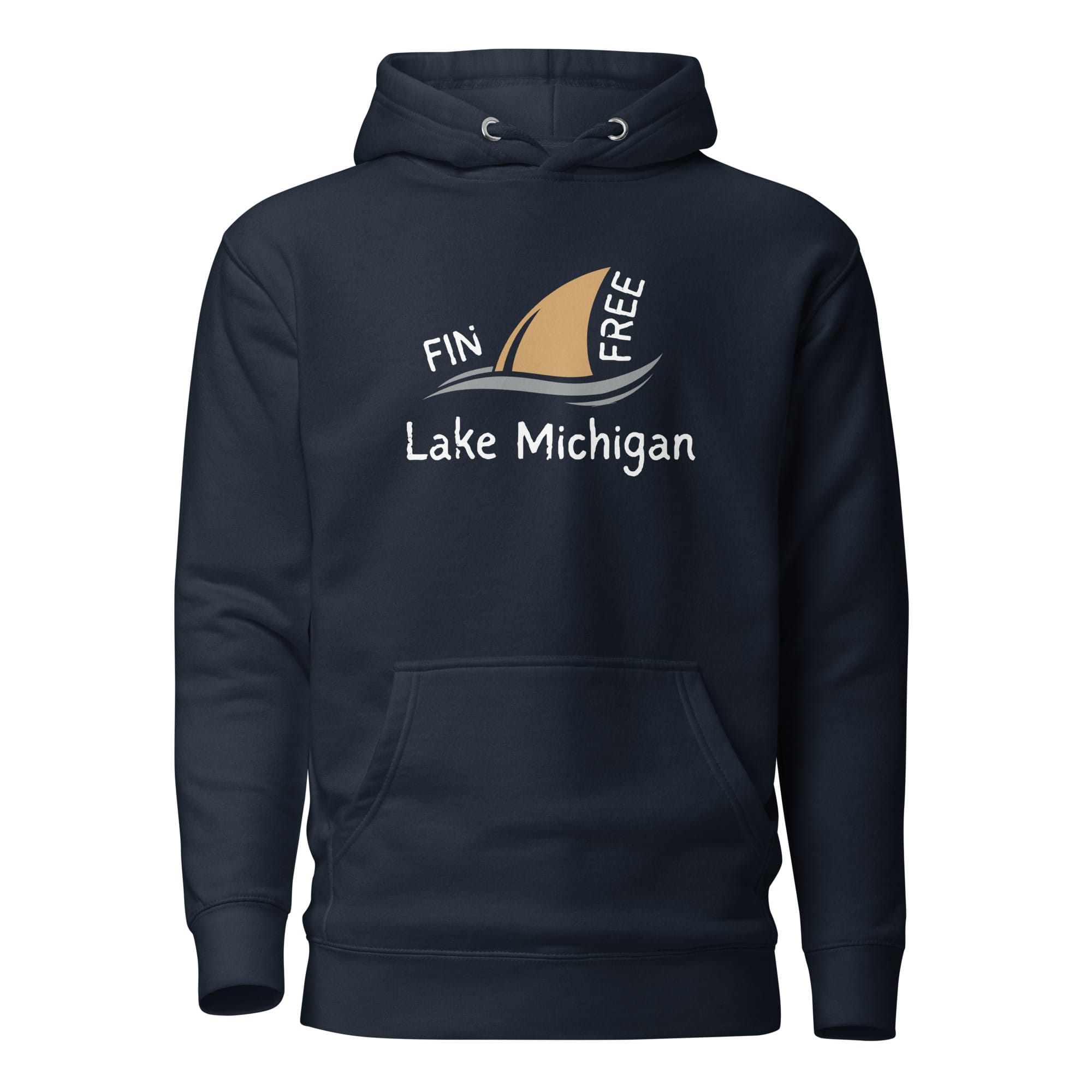 Fin Free Lake Michigan Hoodie - Image 3