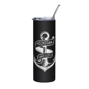 Michigan Lake Life Stainless Steel Tumbler