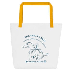 The Up North Native Large Tote Bag