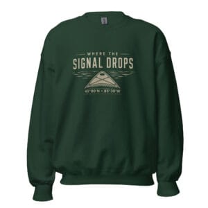 Where the Signal Drops Crewneck Sweatshirt