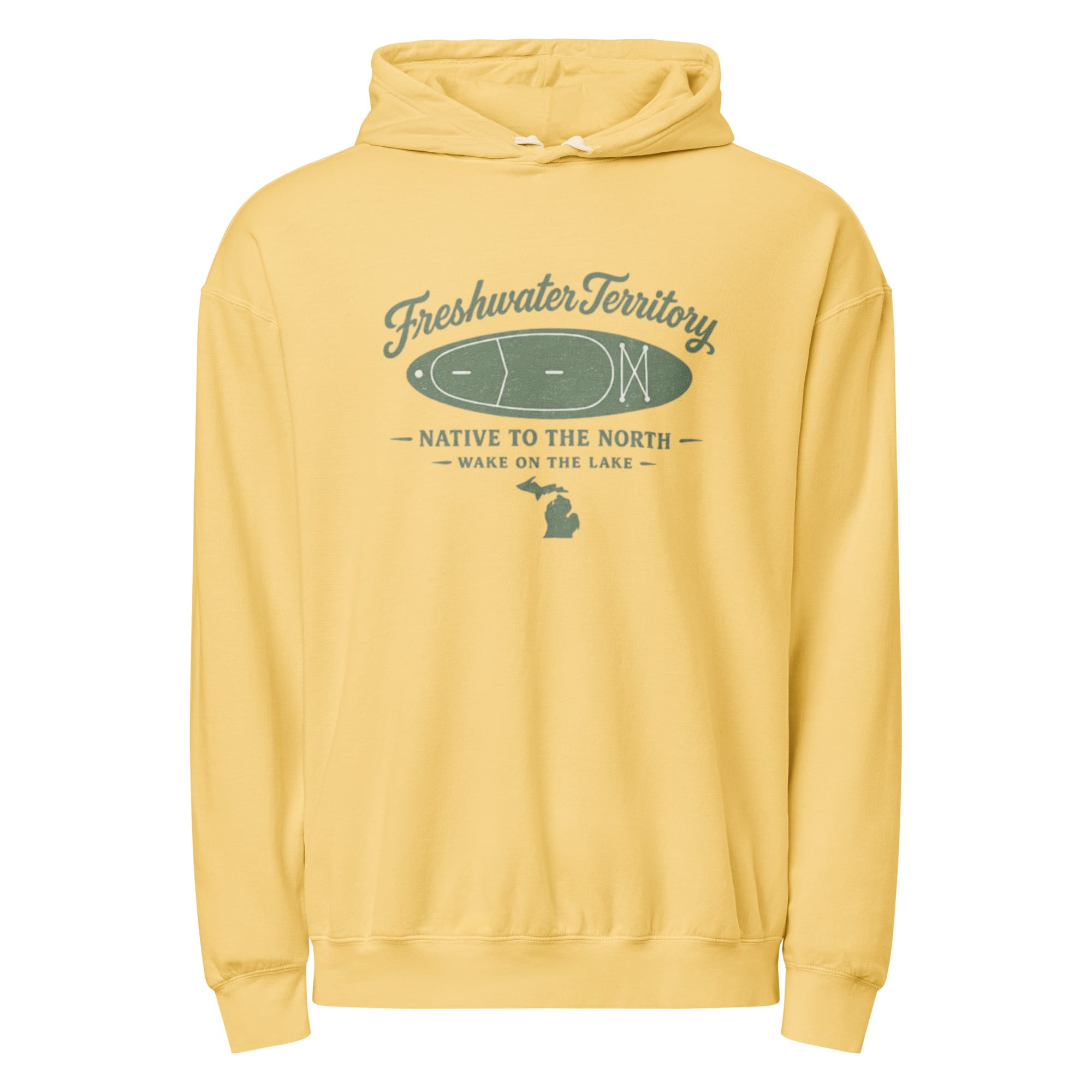 Freshwater Territory Garment-dyed Lightweight Hoodie - Image 2
