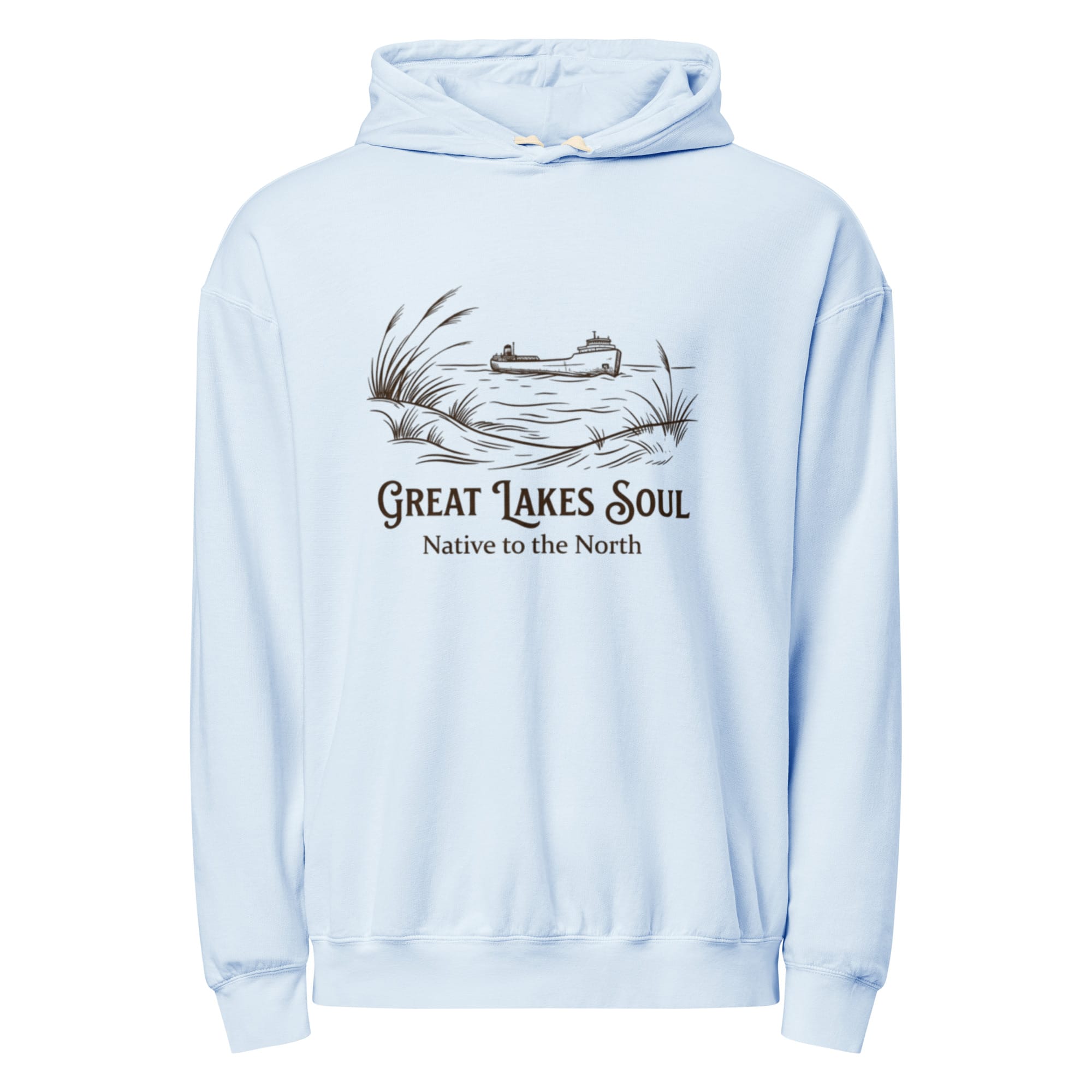 Great Lakes Soul Garment-dyed Lightweight Hoodie