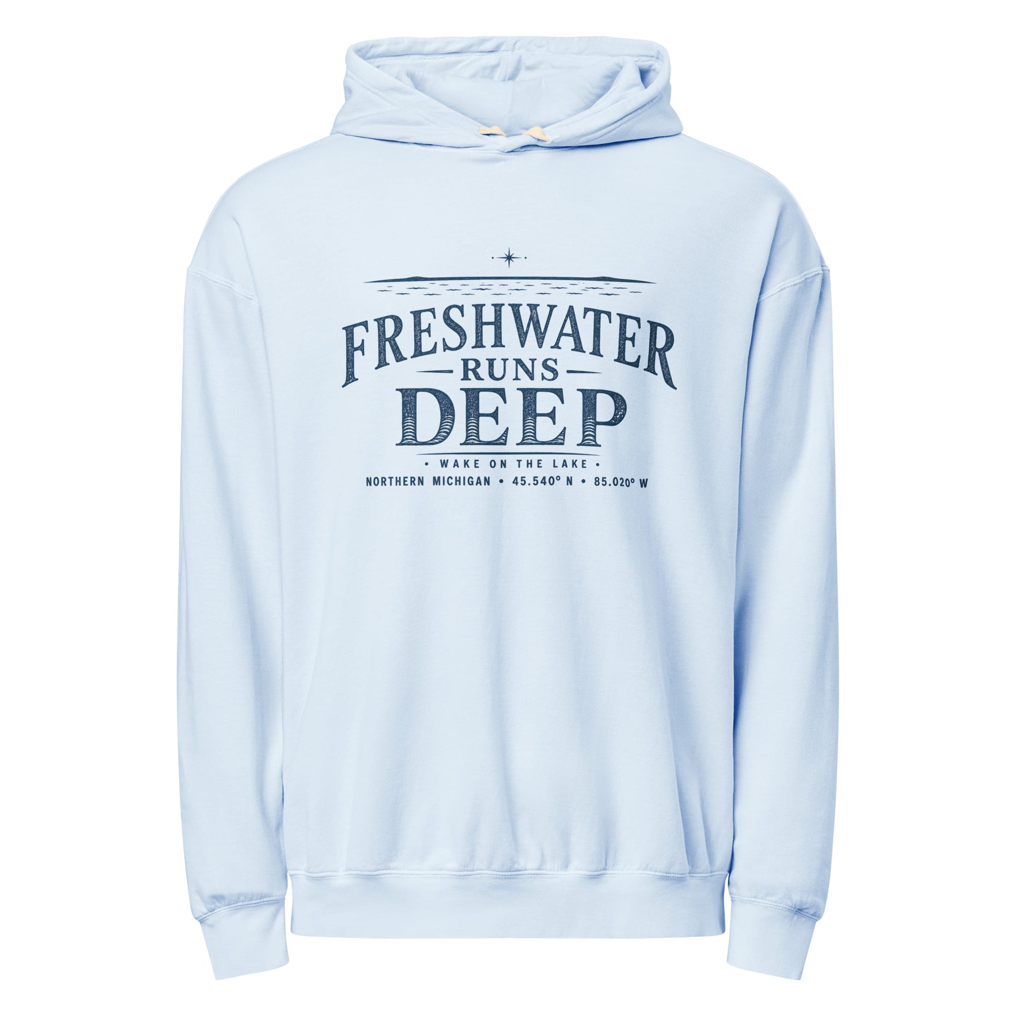 Freshwater Runs Deep Lightweight Hoodie - Image 3