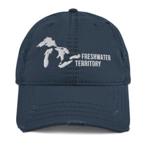 Freshwater Territory Great Lakes Distressed Dad Hat