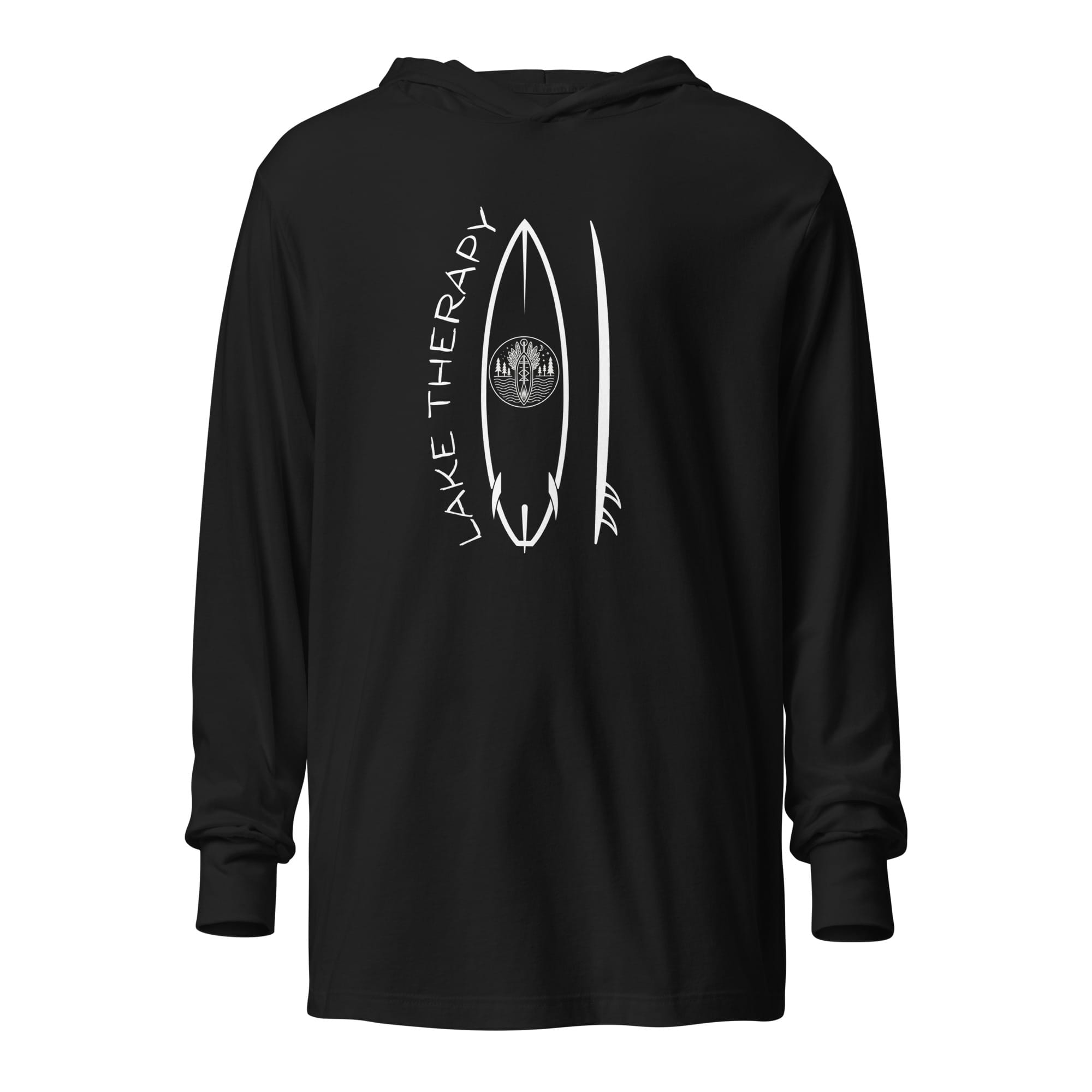 Lake Therapy Hooded Long-Sleeve Tee
