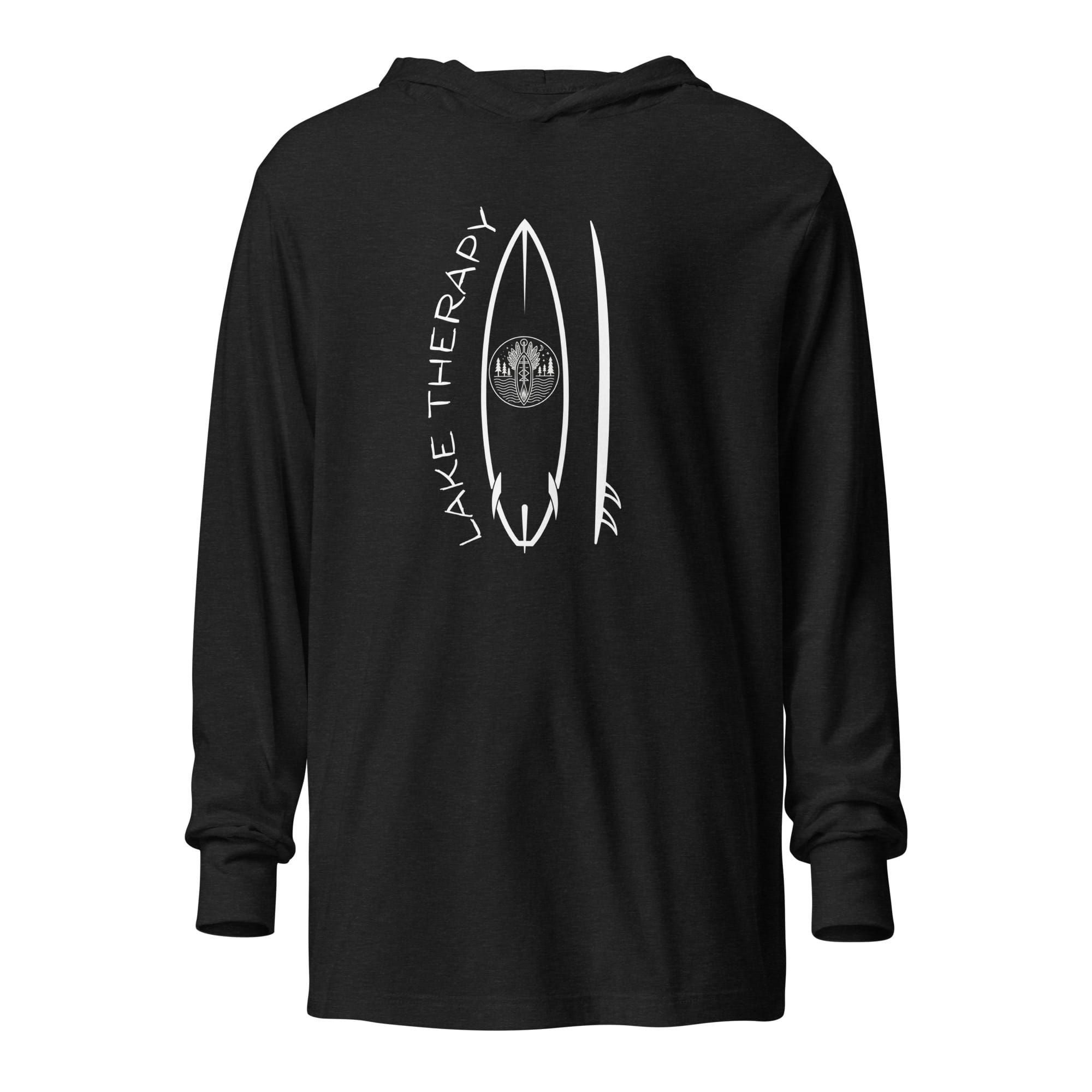 Lake Therapy Hooded Long-Sleeve Tee - Image 2