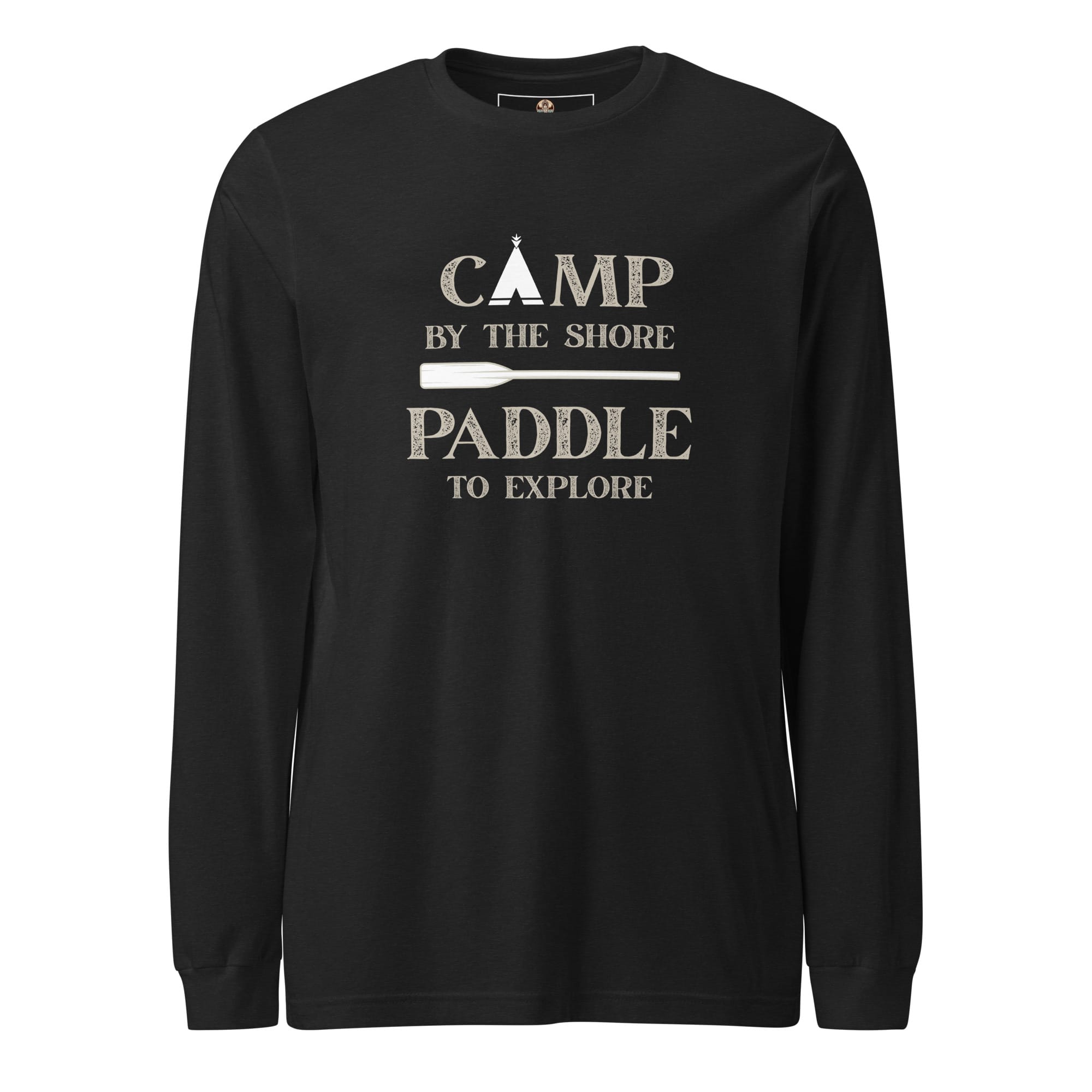 Camp by the Shore, Paddle to Explore Long Sleeve tee - Image 2