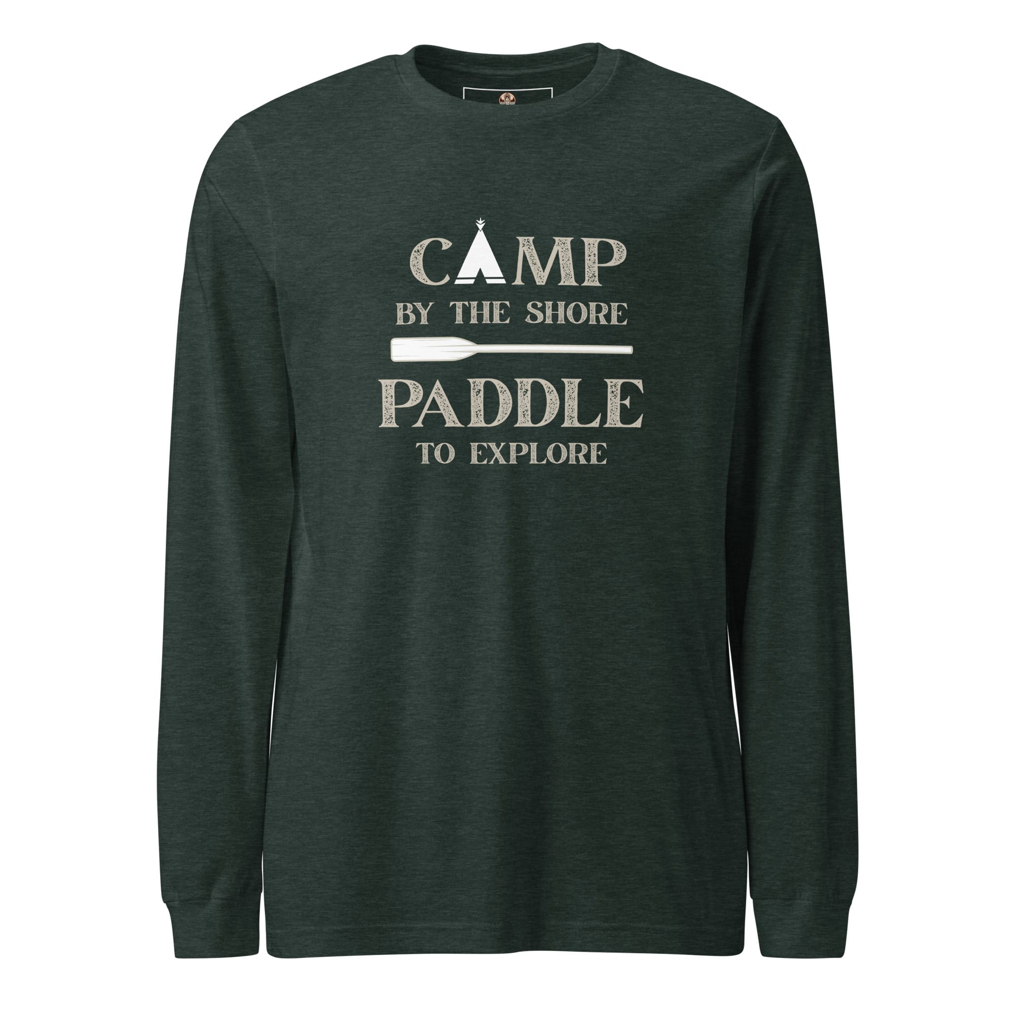 Camp by the Shore, Paddle to Explore Long Sleeve tee - Image 3