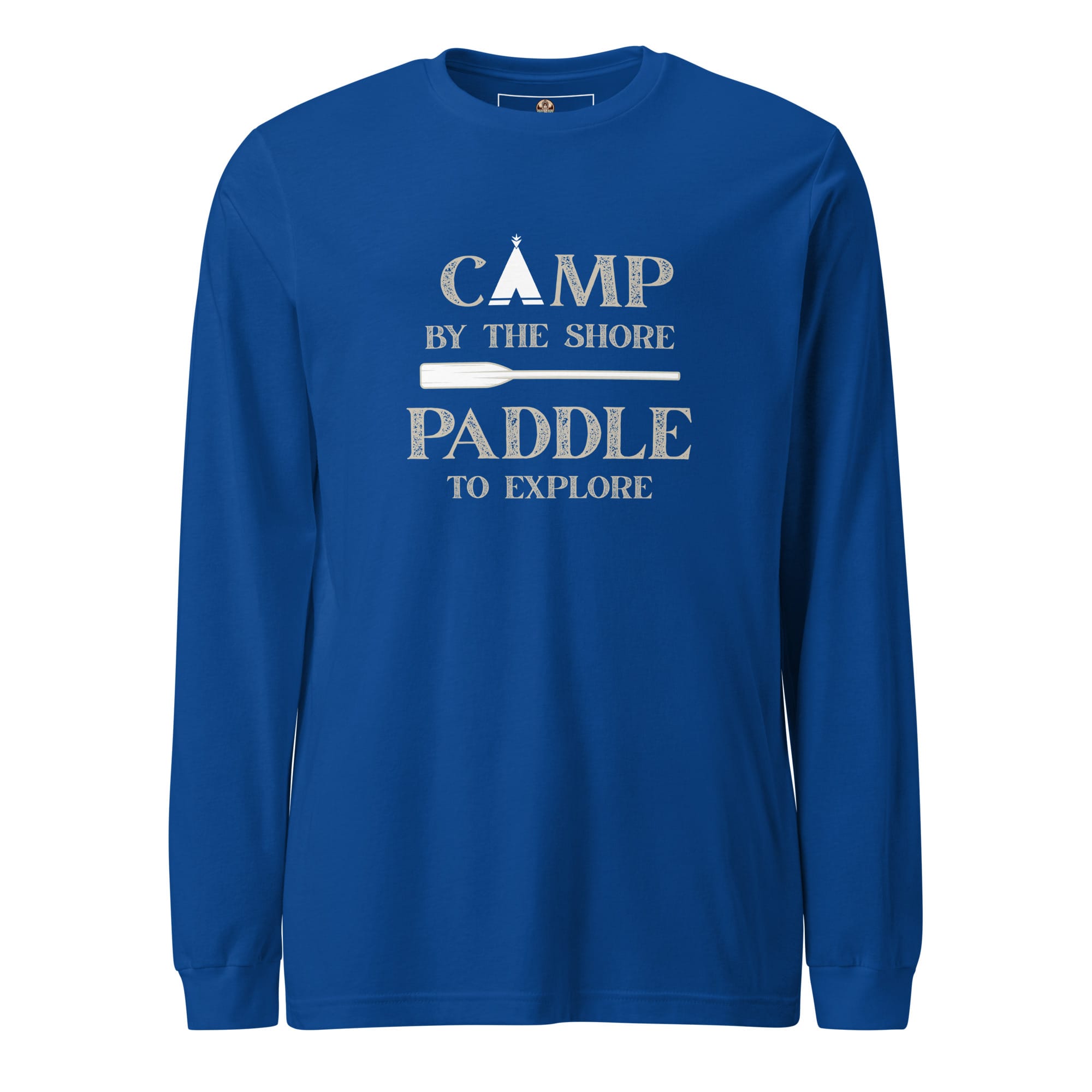 Camp by the Shore, Paddle to Explore Long Sleeve tee - Image 4