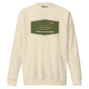 Lake Michigan Vintage Paddleboard Crewneck Sweatshirt