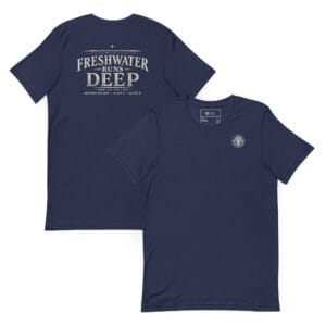 Freshwater Runs Deep Back Graphic Tee
