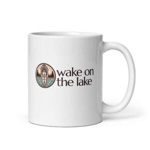 Signature Logo White Glossy Mug