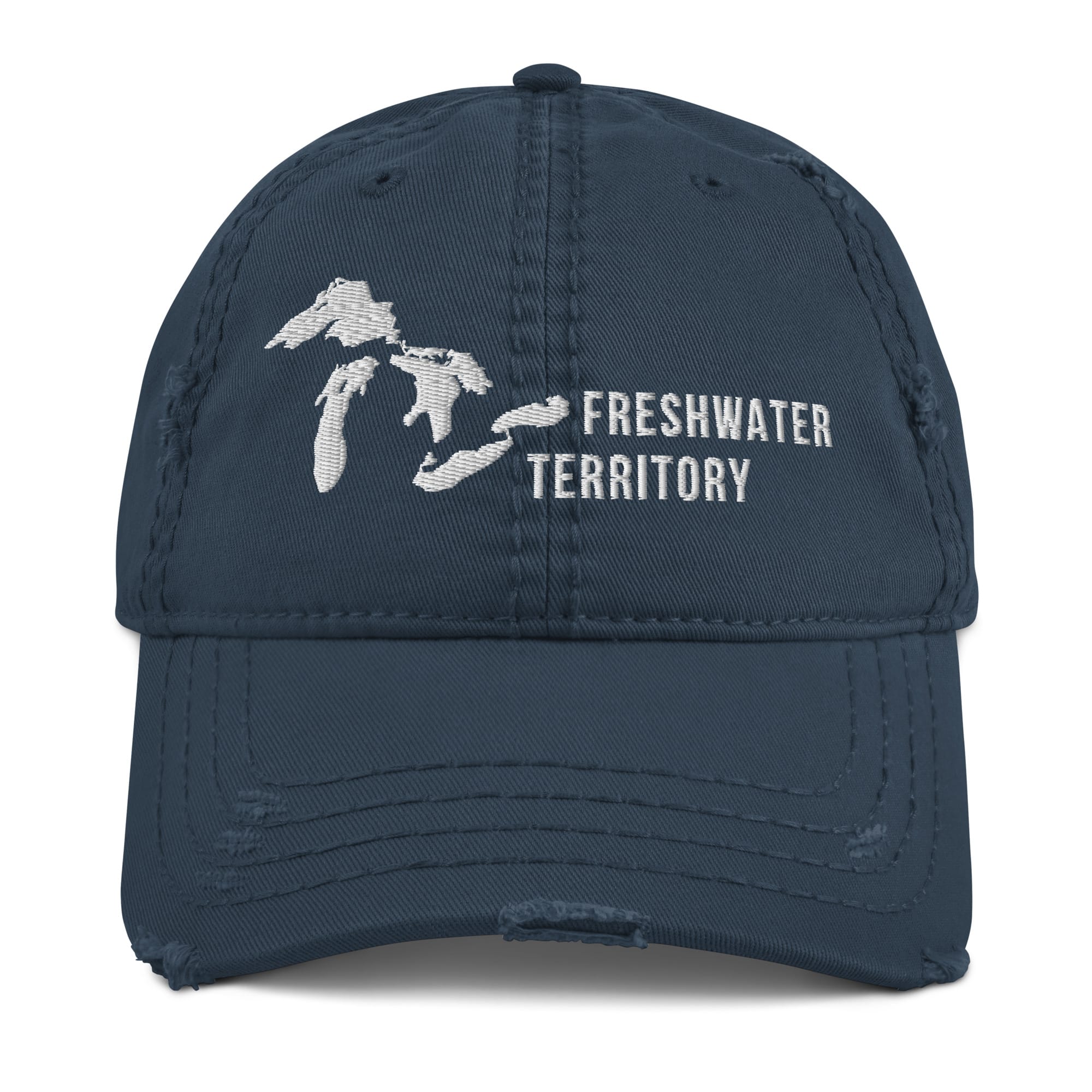 Freshwater Territory Great Lakes Distressed Dad Hat
