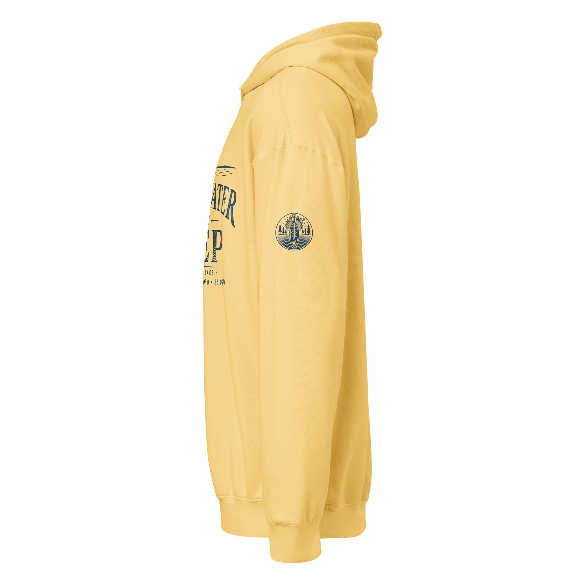 Freshwater Runs Deep Garment-dyed Lightweight Hoodie - Image 4
