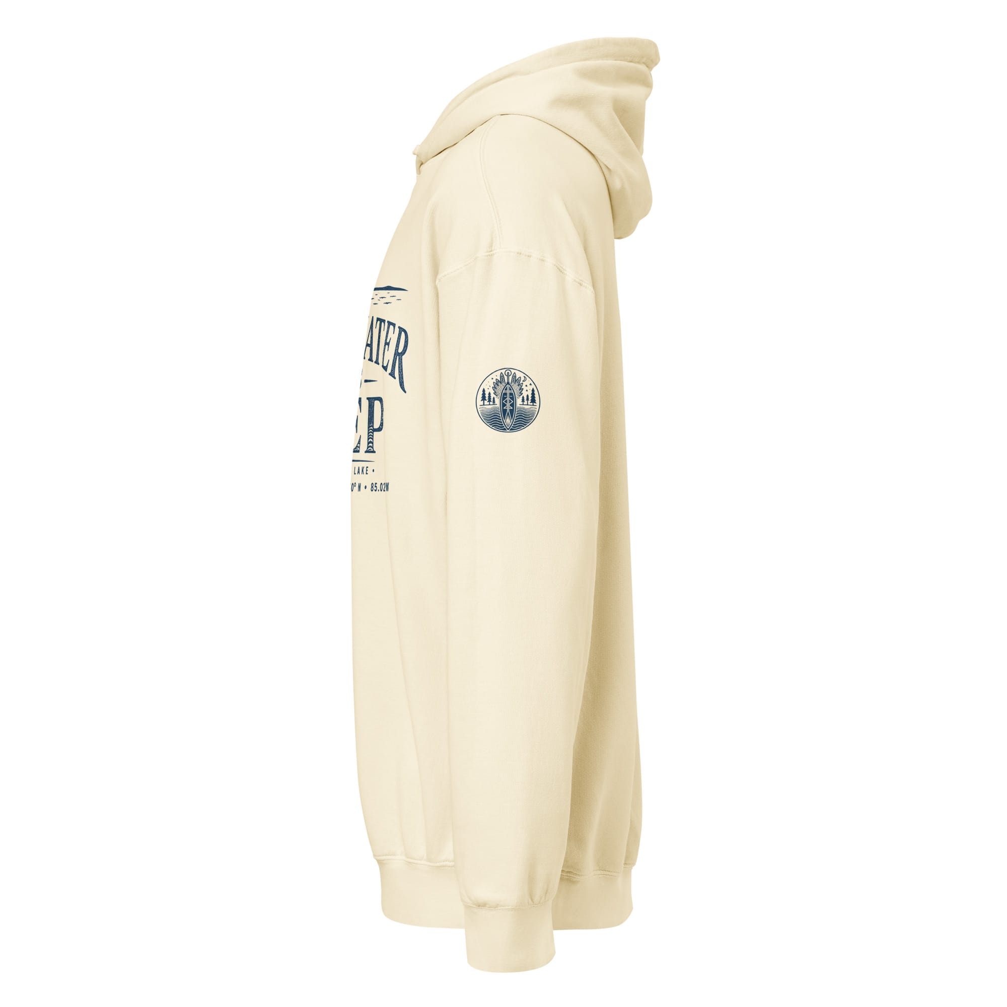 Freshwater Runs Deep Garment-dyed Lightweight Hoodie - Image 7