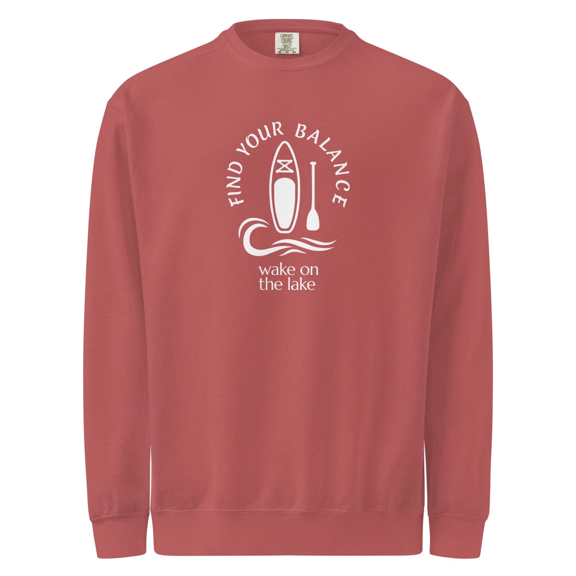 Find Your Balance Paddleboard Garment-dyed Crewneck Sweatshirt - Image 5