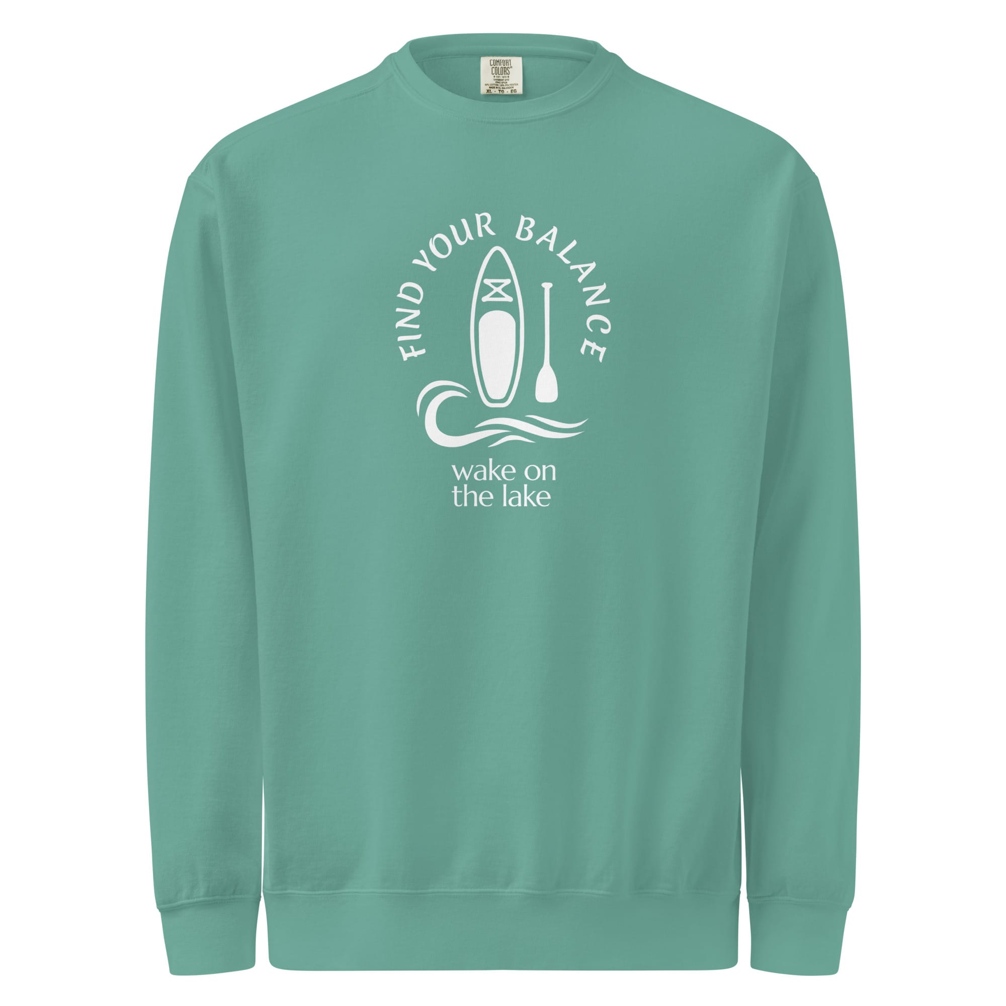 Find Your Balance Paddleboard Garment-dyed Crewneck Sweatshirt - Image 7