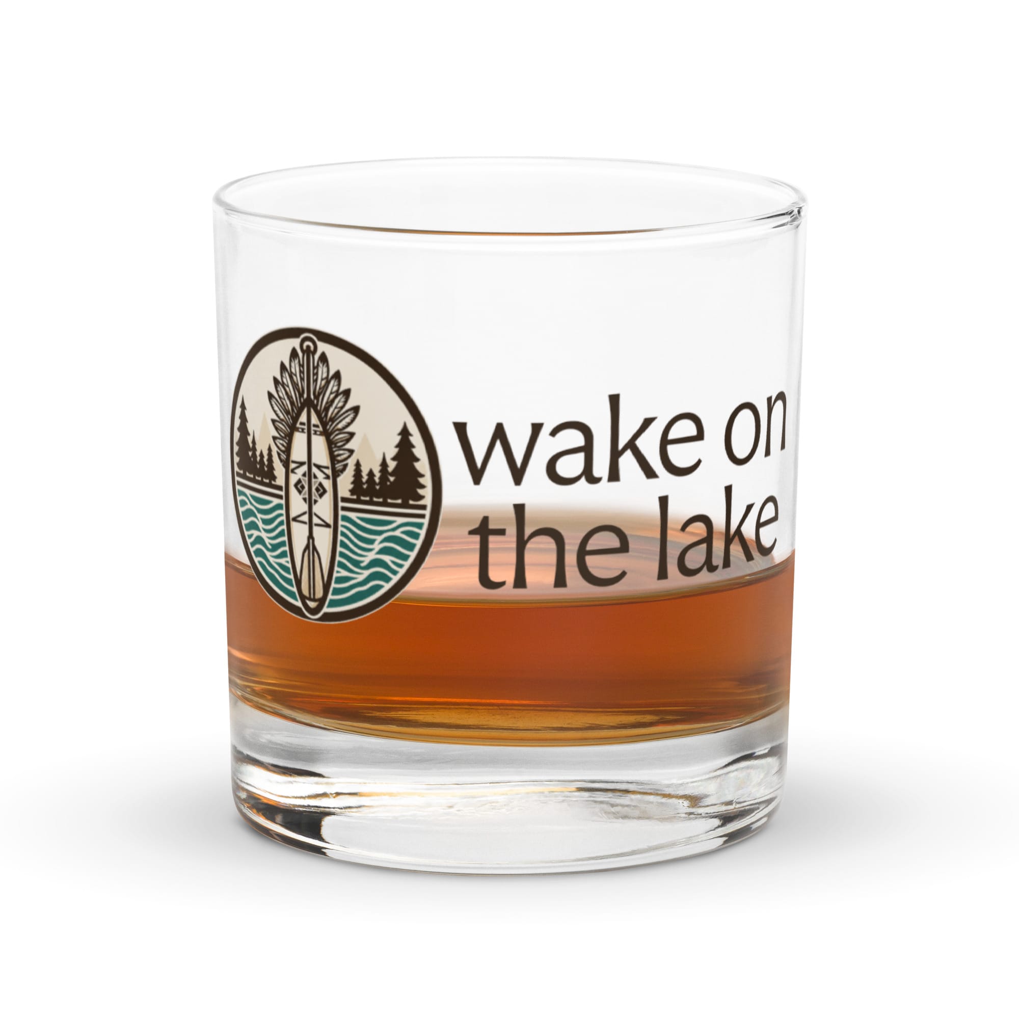 Signature Logo Rocks Glass