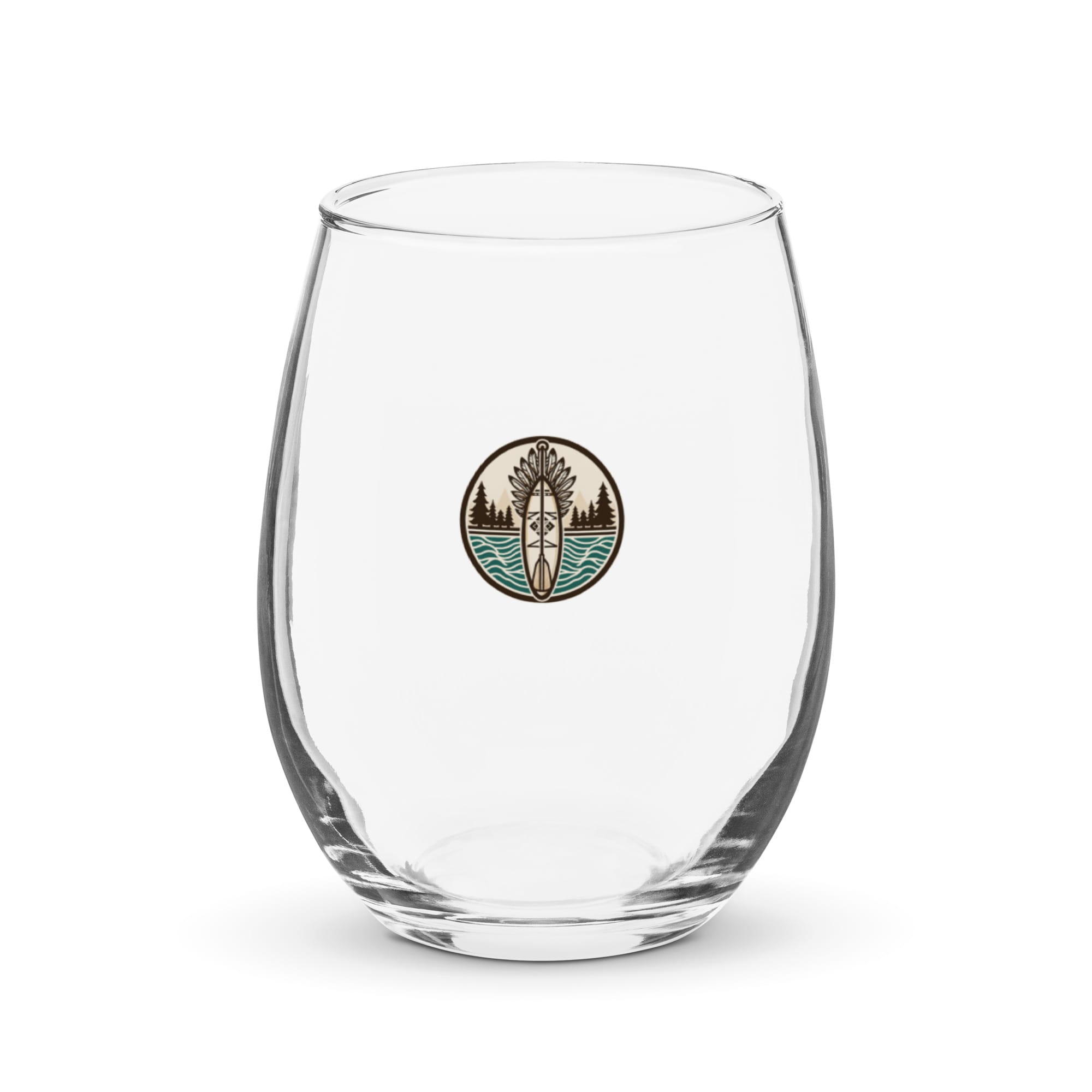 Signature Logo Stemless Wine Glass