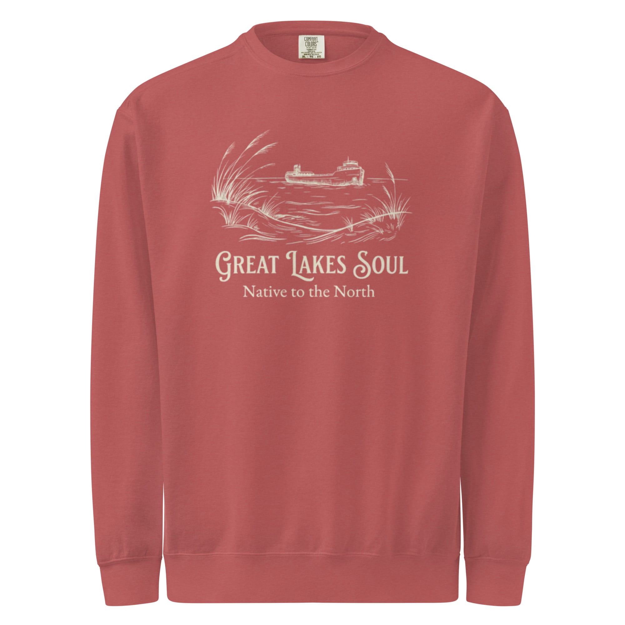 Great Lakes Soul Garment-dyed Crewneck Sweatshirt - Image 12