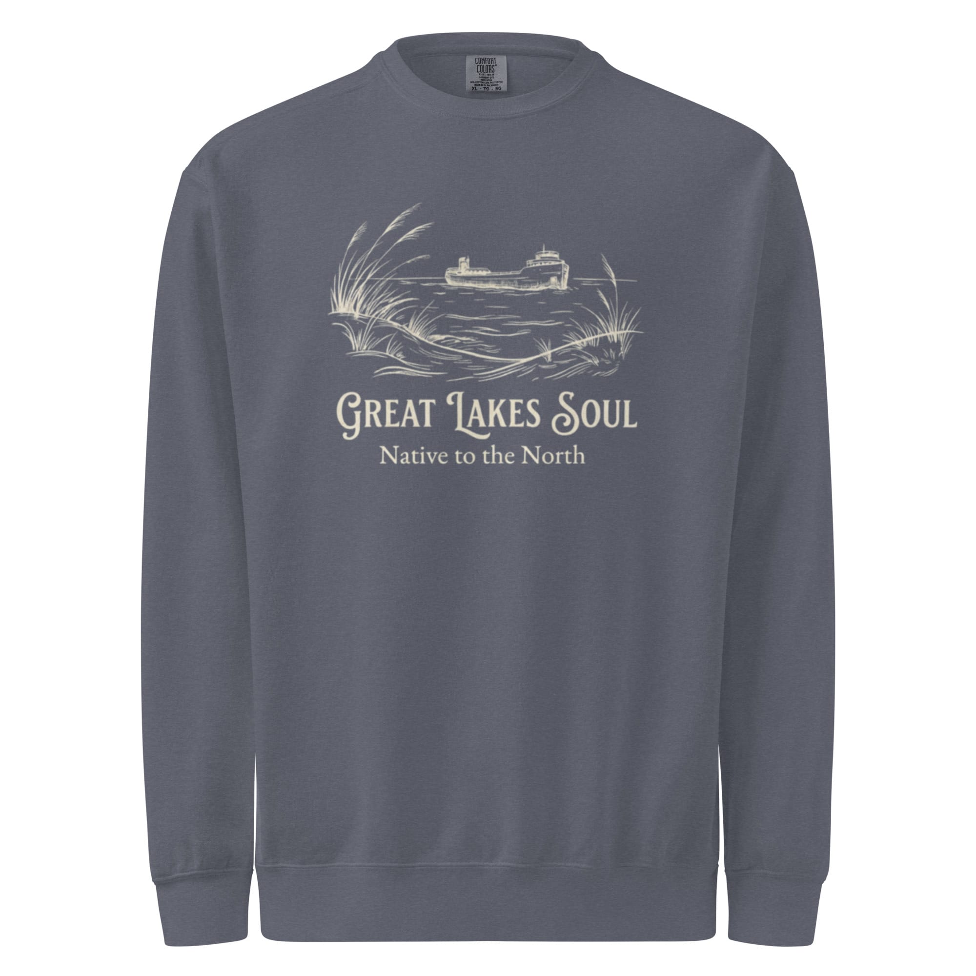 Great Lakes Soul Garment-dyed Crewneck Sweatshirt - Image 9